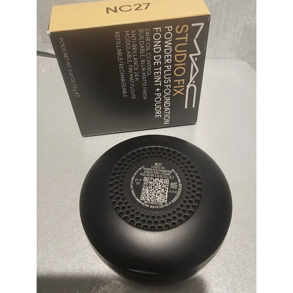 New Version - NC27 Mac Cosmetics Studio Fix Powder Plus Foundation 0.52 OZ.